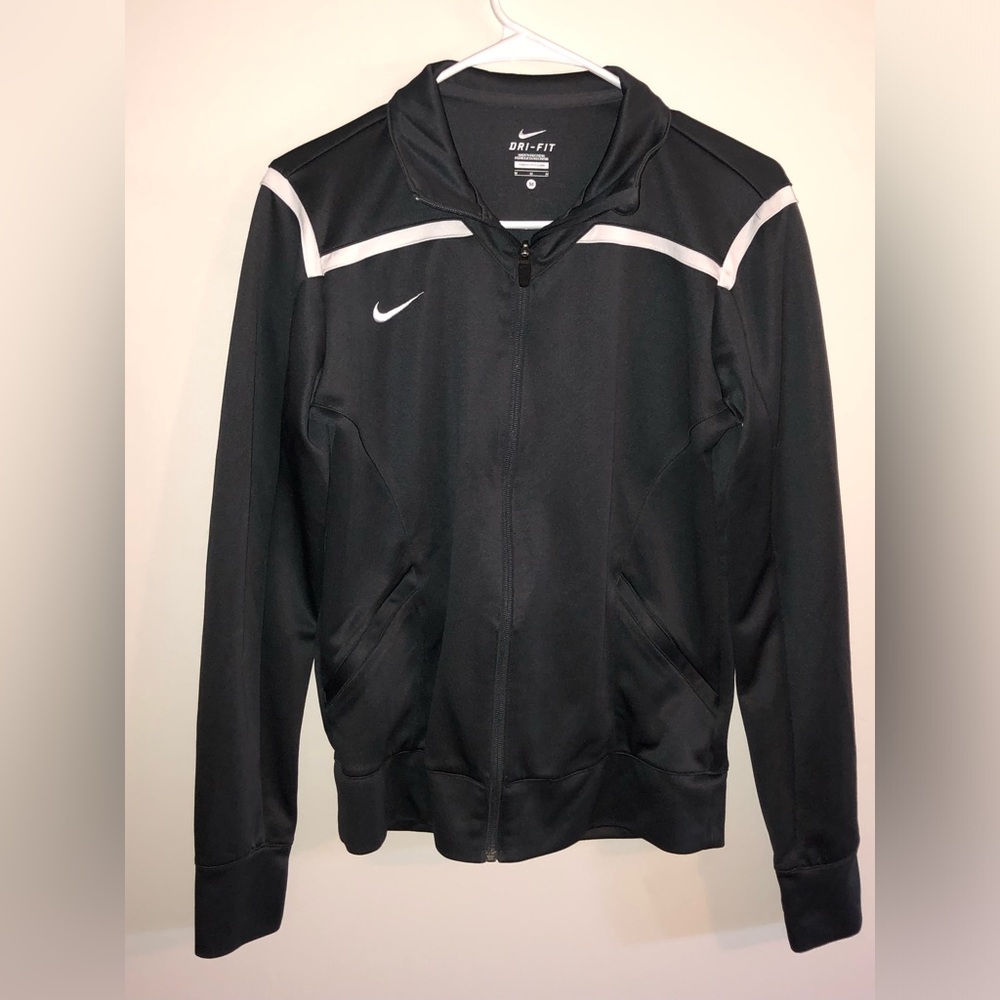 SALE Nike dry fit full zip gray jacket
